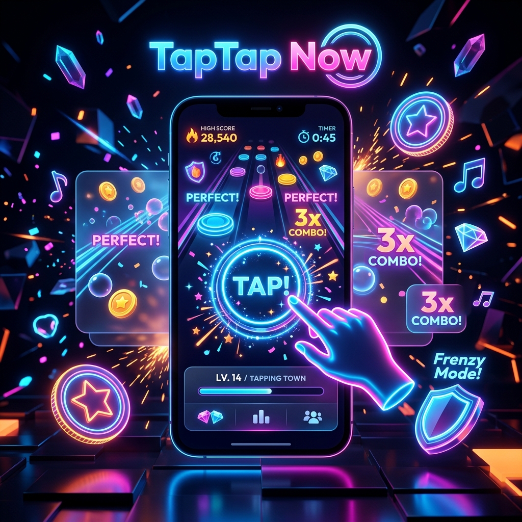 TapTap Now 3D Mockup
